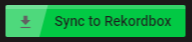 Sync to Rekordbox button in Lexicon